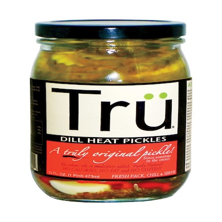 Tru Pickles Tru Pickles Dill Heat Pickles 16 oz Jar 3070